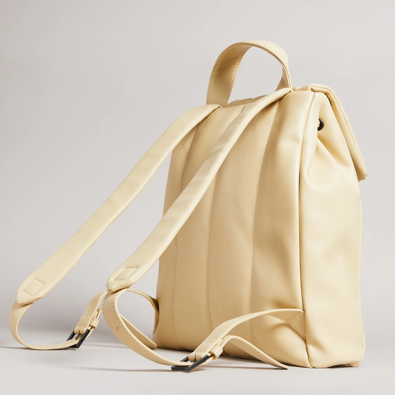 TED BAKER Janiey PU Vertically Quilted Backpack