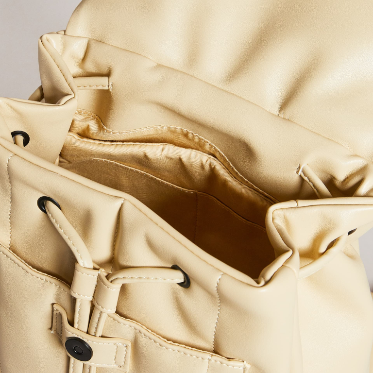 TED BAKER Janiey PU Vertically Quilted Backpack