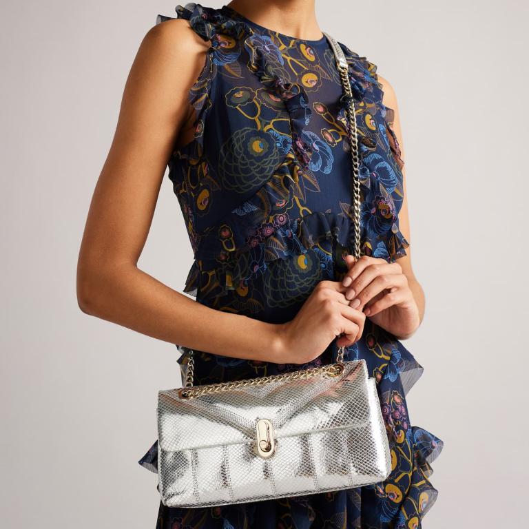 TED BAKER Ayalani Puffer Baguette Crossbody/Shoulder Bag