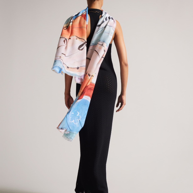 T.E.D B.A.K.E.R Tamira Summer Bloom Scarf