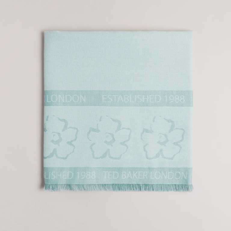 T.E.D B.A.K.E.R Kemily Magnolia Large Square Scarf