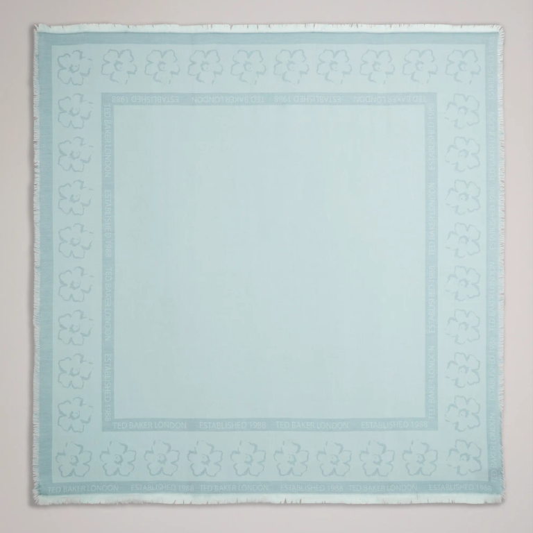 T.E.D B.A.K.E.R Kemily Magnolia Large Square Scarf