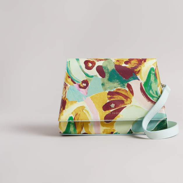 T.E.D B.A.K.E.R Aarta Brush Strokes Print Crossbody Bag