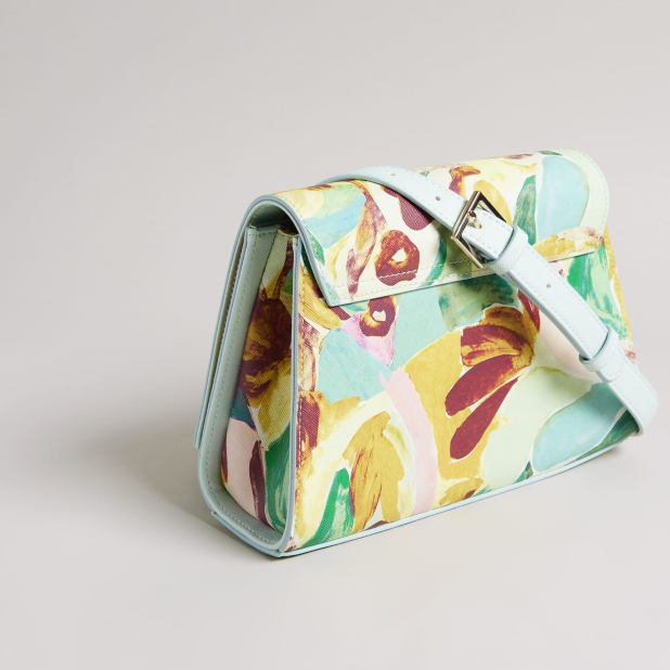 T.E.D B.A.K.E.R Aarta Brush Strokes Print Crossbody Bag