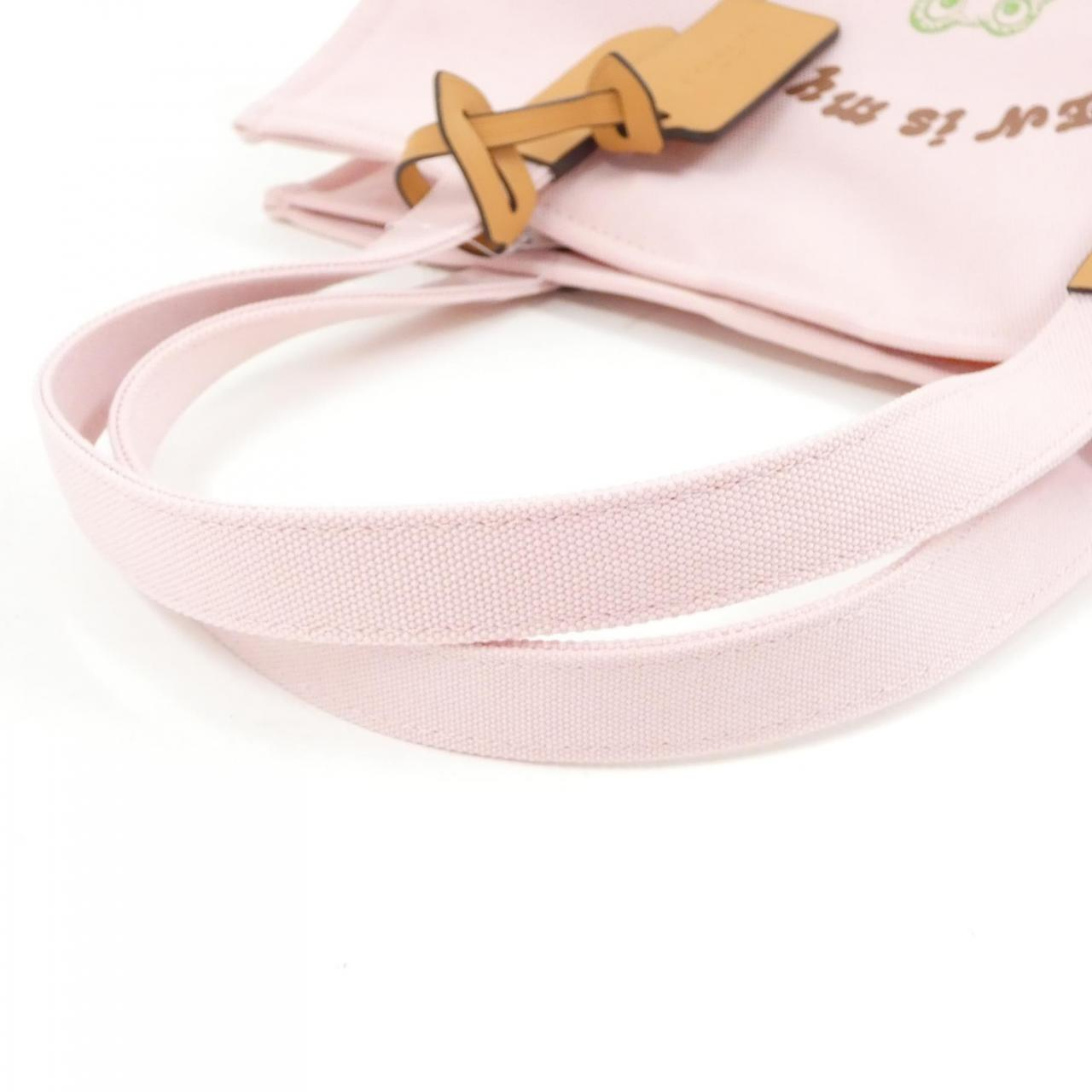 COACH Fabric Tote Handbag In Cheerful Pink