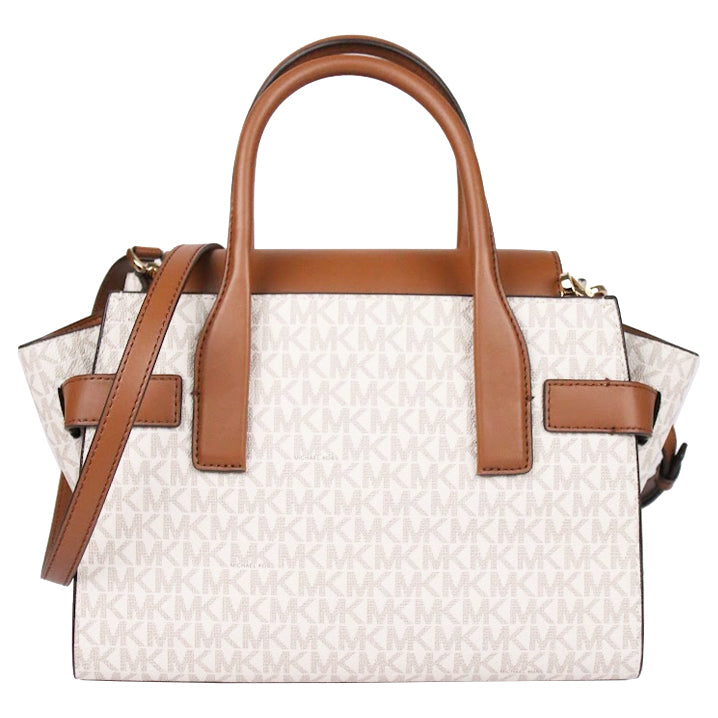 M.I.C.H.A.E.L  K.O.R.S  Signature Medium Carmen Satchel Bag with Strap for Crossbody/Shoulder Wear