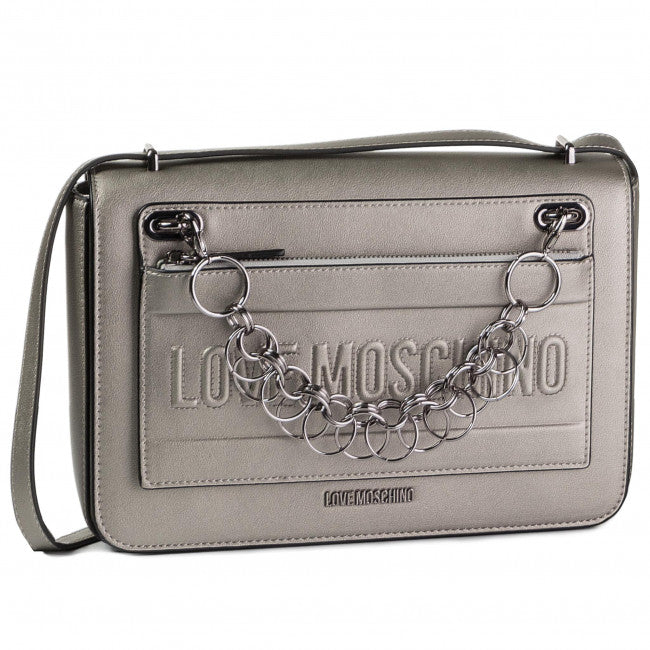 L.O.V.E  M.O.S.C.H.I.N.O  Fucile Detachable Pocket Bag With Chain for Crossbody Wear