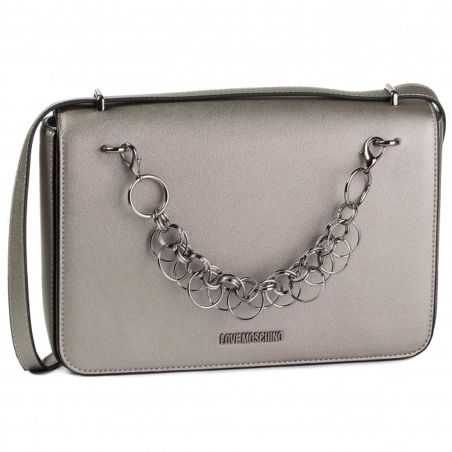 L.O.V.E  M.O.S.C.H.I.N.O  Fucile Detachable Pocket Bag With Chain for Crossbody Wear