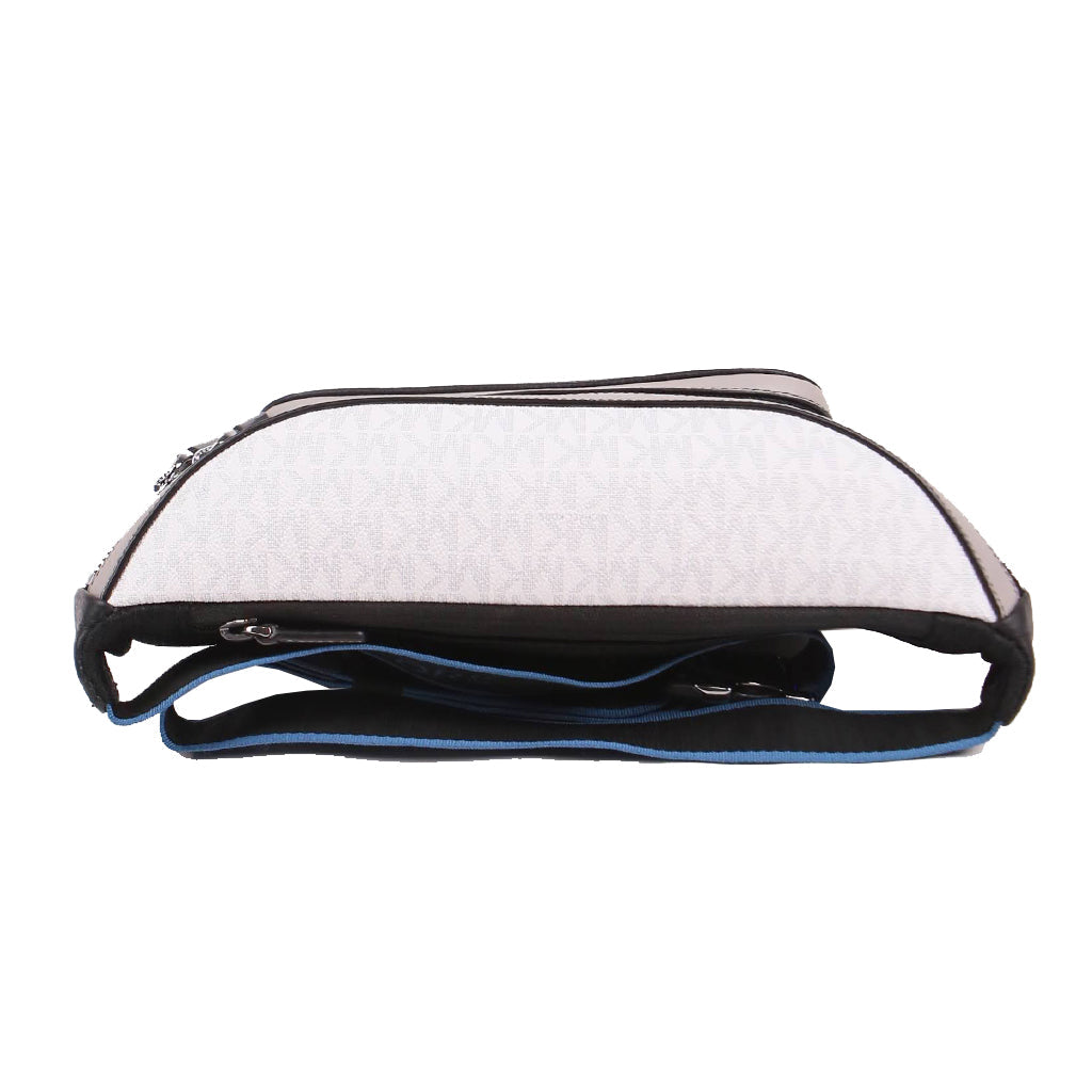 MICHAEL KORS Men's Signature Cooper Embroidered Belt Bag In Blue Multi