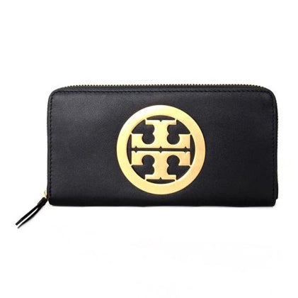 TORY BURCH Charlie House Continental Wallet In Elegant Black