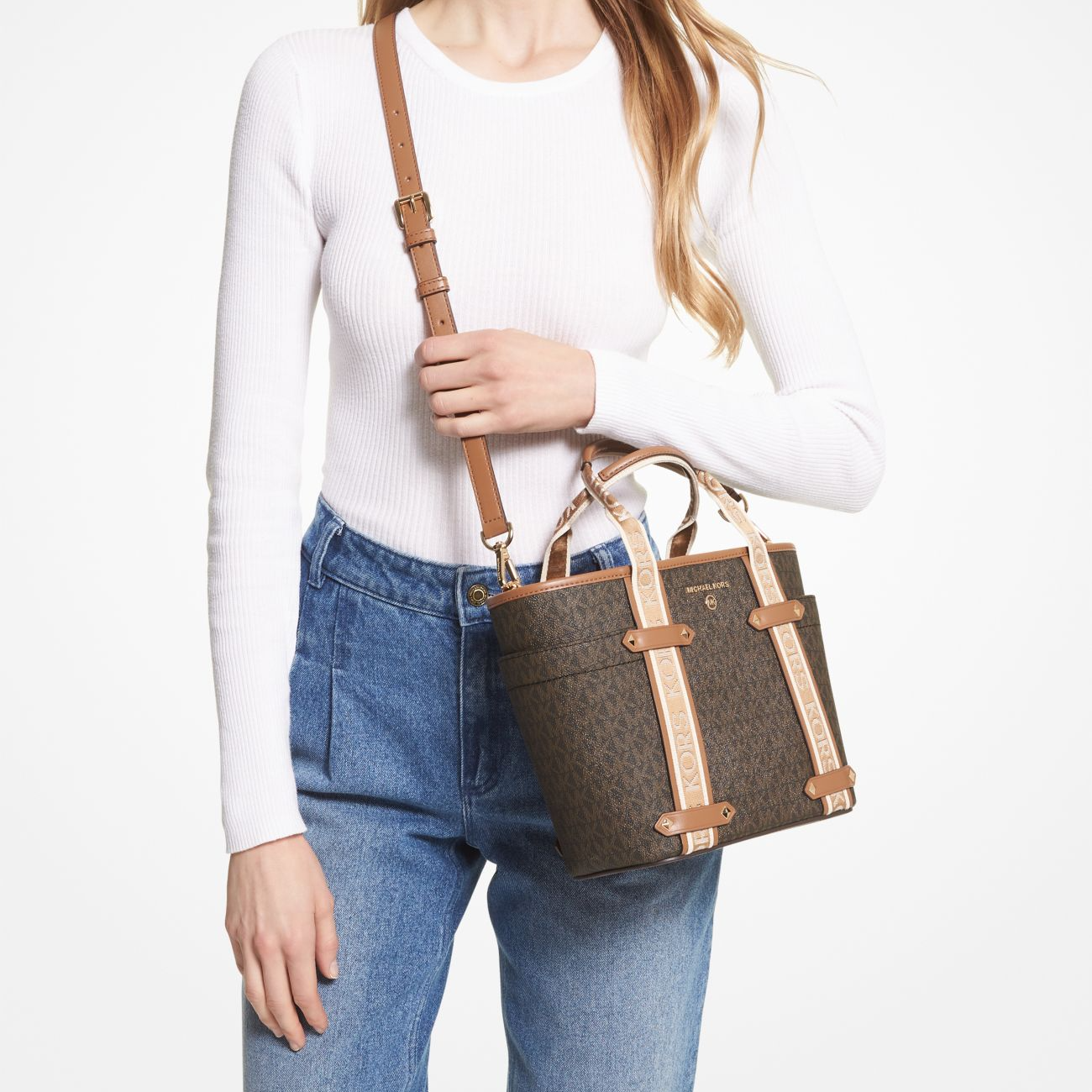 M.I.C.H.A.E.L K.O.R.S Maeve Small Logo Tote Bag