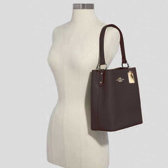 COACH Town Bucket Shoulder Bag with Crossbody Detachable Strap