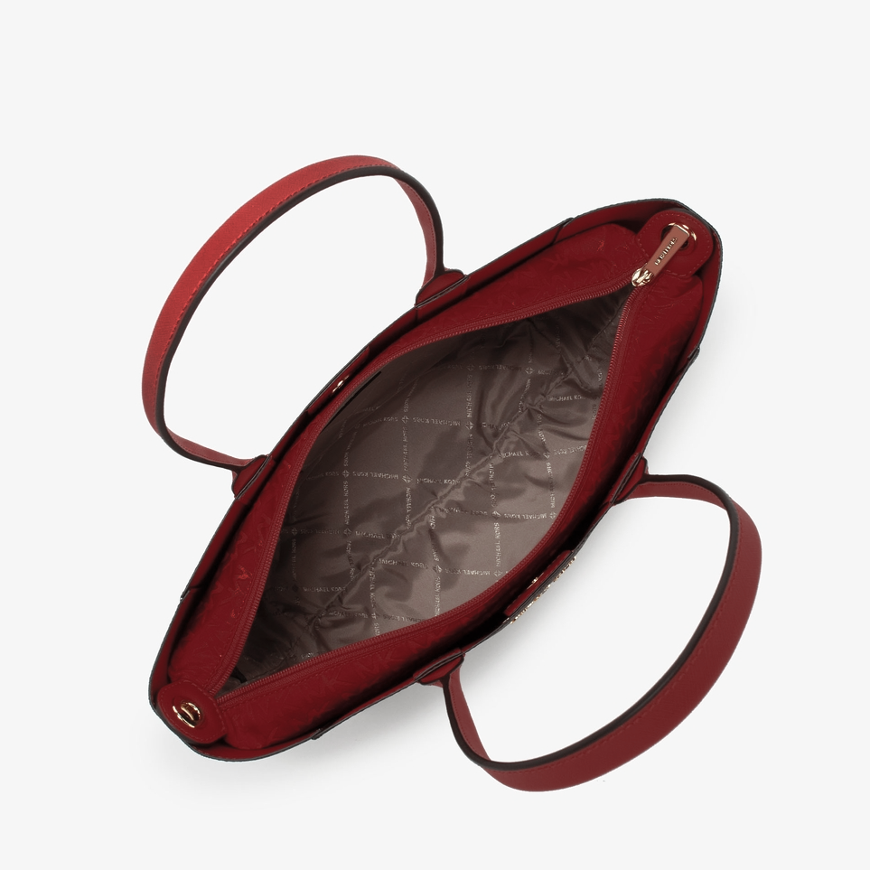 MICHAEL KORS Katie 2 In 1 Tote Bag with Detachable Strap for Cross Body Wear