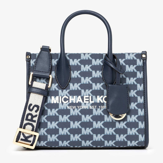 MICHAEL KORS Mirella Small Logo Jacquard Crossbody Bag