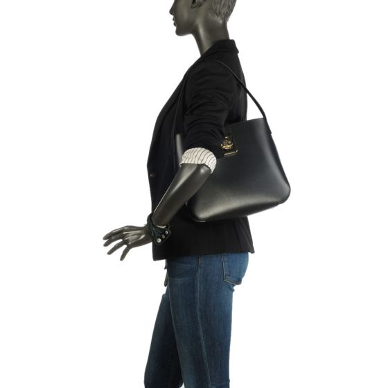 LACOSTE Amelia Leather Hobo Women's Bag for Shoulder Wear