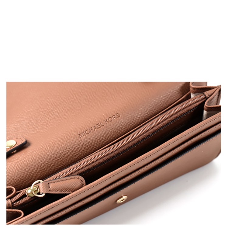 MICHAEL KORS Small Saffiano Leather Convertible Crossbody Bag