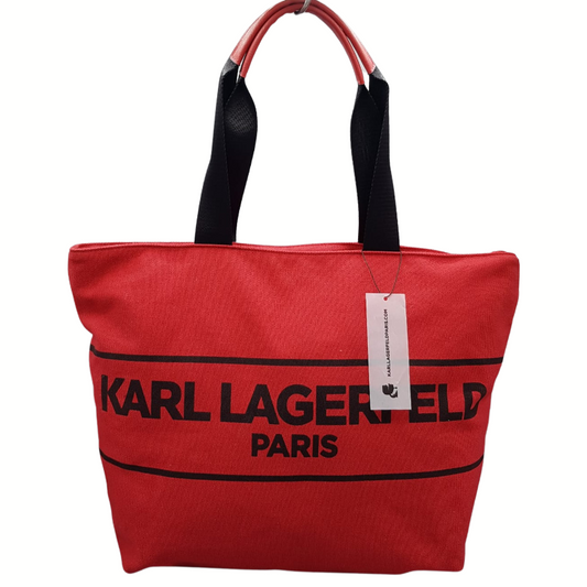 KARL LAGERFELD Shopper Bag In Gorgeous Red