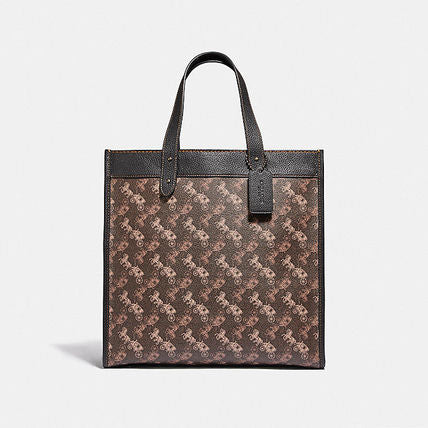 C.O.A.C.H Field Tote With Horse And Carriage Print