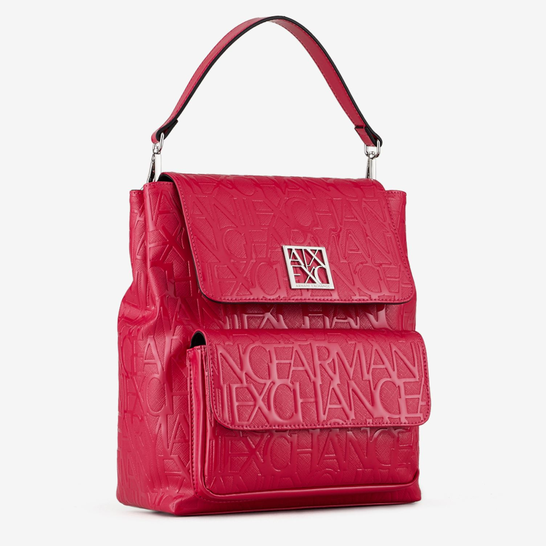 A.R.M.A.N.I  E.X.C.H.A.N.G.E  Embossed Logo Backpack