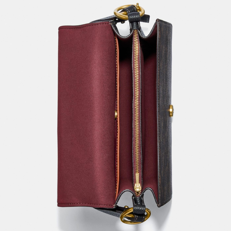 C.O.A.C.H Beat Shoulder Bag Horse And Carriage Print with Strap for Shoulder/Crossbody Wear