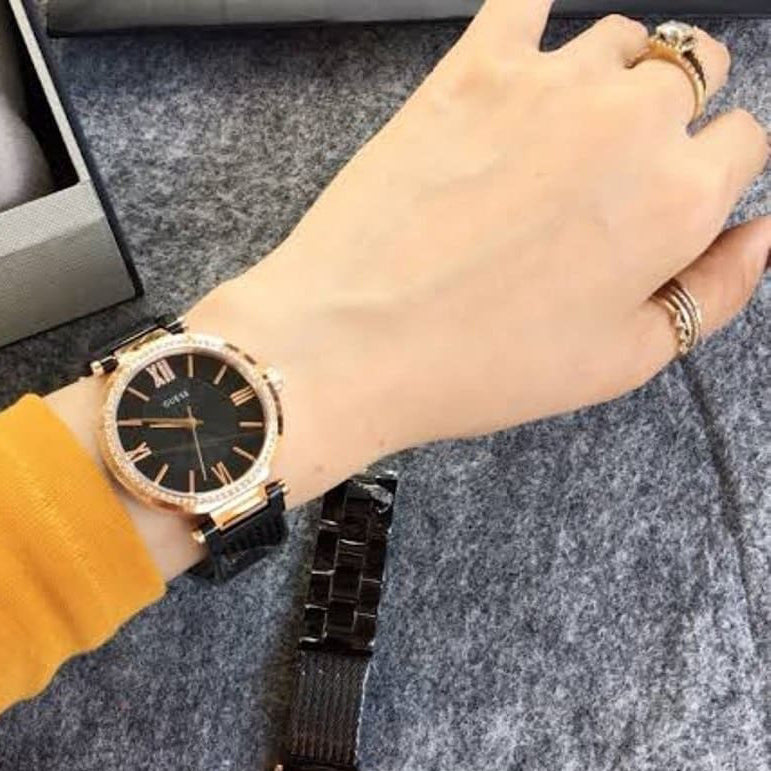 GUESS Soho Black Dial/Bracelet Ladies Watch