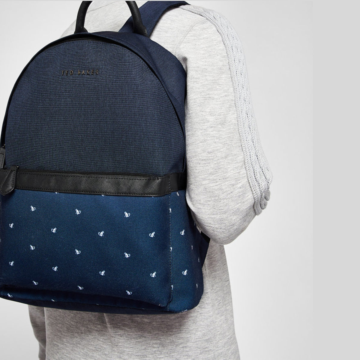 TED BAKER Mangoo Monkey Print Backpack