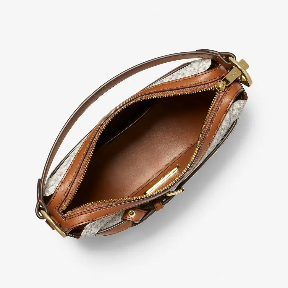 M.I.C.H.A.E.L K.O.R.S Emilia Medium Logo Shoulder Bag with Strap for Crossbody Wear