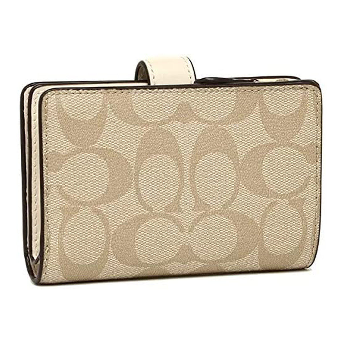 COACH Medium Bifold Corner Zip Wallet In Signature Canvas