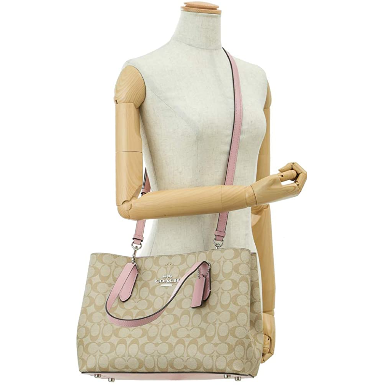 COACH Avenue Carryall In Signature Canvas with Detachable Strap for Shoulder/Crossbody Wear