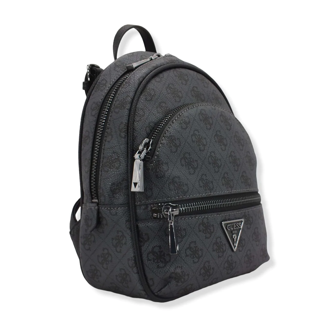 G.U.E.S.S Manhattan Logo Backpack in Coal Carbon