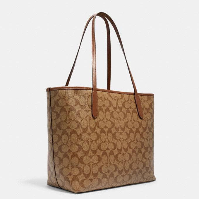 C.O.A.C.H Signature Canvas City Tote Bag