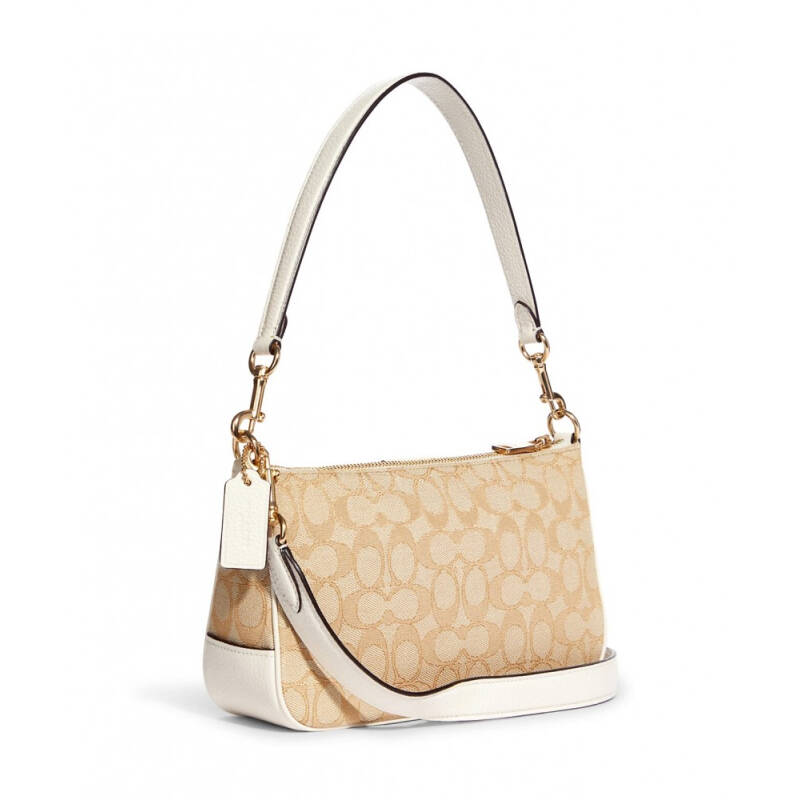 C.O.A.C.H Lonnie Baguette In Signature Jacquard Sling Bag for Crossbody Wear