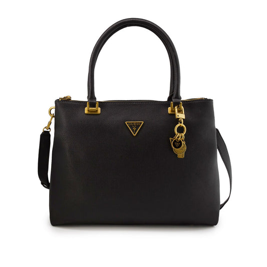 GUESS Destiny Strap Shoulder Bag in Black