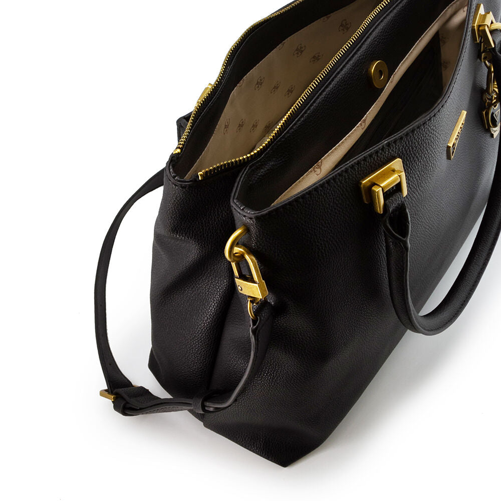 GUESS Destiny Strap Shoulder Bag in Black