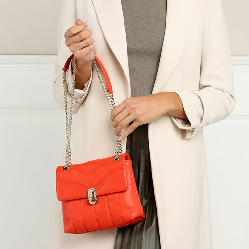 T.E.D B.A.K.E.R Ayalina Leather Puffer Quilted Mini Bag for Shoulder/Crossbody Wear