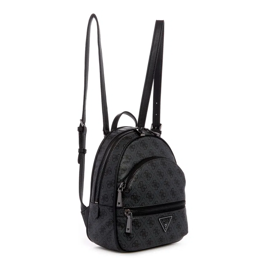G.U.E.S.S Manhattan Logo Backpack in Coal Carbon