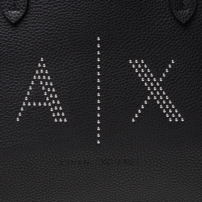 A.R.M.A.N.I E.X.C.H.A.N.G.E shoulder bag in synthetic textured leather