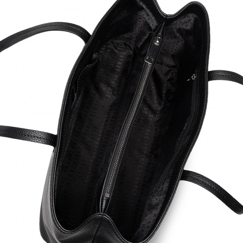 A.R.M.A.N.I E.X.C.H.A.N.G.E shoulder bag in synthetic textured leather