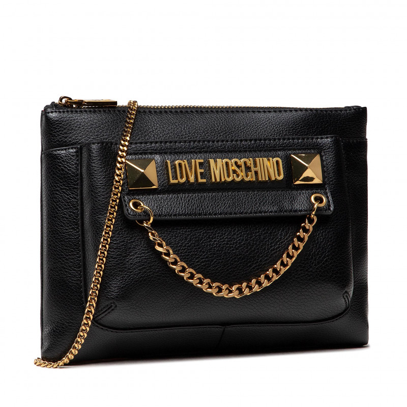 L.O.V.E M.O.S.C.H.I.N.O Handbag with Chain for Crossbody Wear