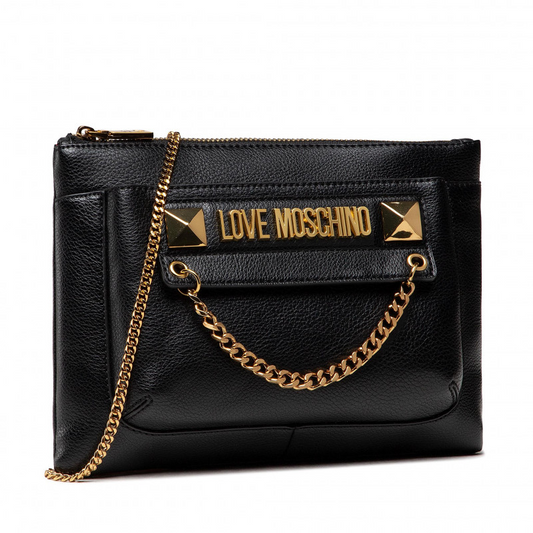 L.O.V.E M.O.S.C.H.I.N.O Handbag with Chain for Crossbody Wear