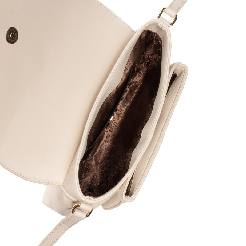 L.O.V.E M.O.S.C.H.I.N.O Avorio Ladies Crossbody/Shoulder Bag