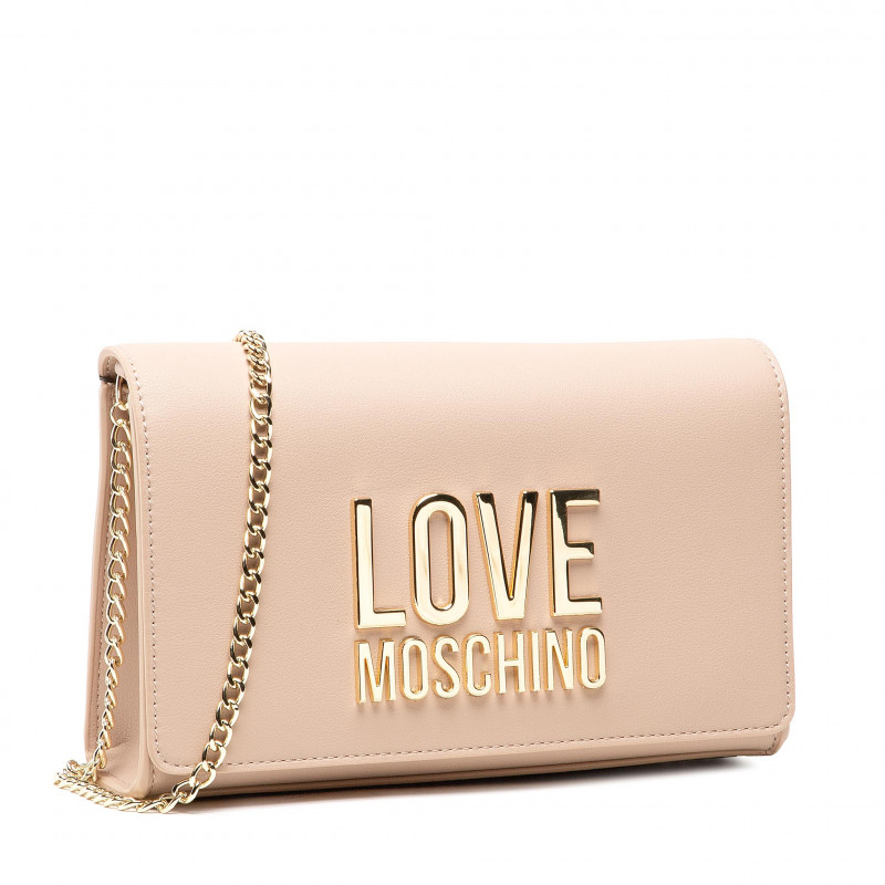 L.O.V.E M.O.S.C.H.I.N.O Nude/Black Crossbody Bag