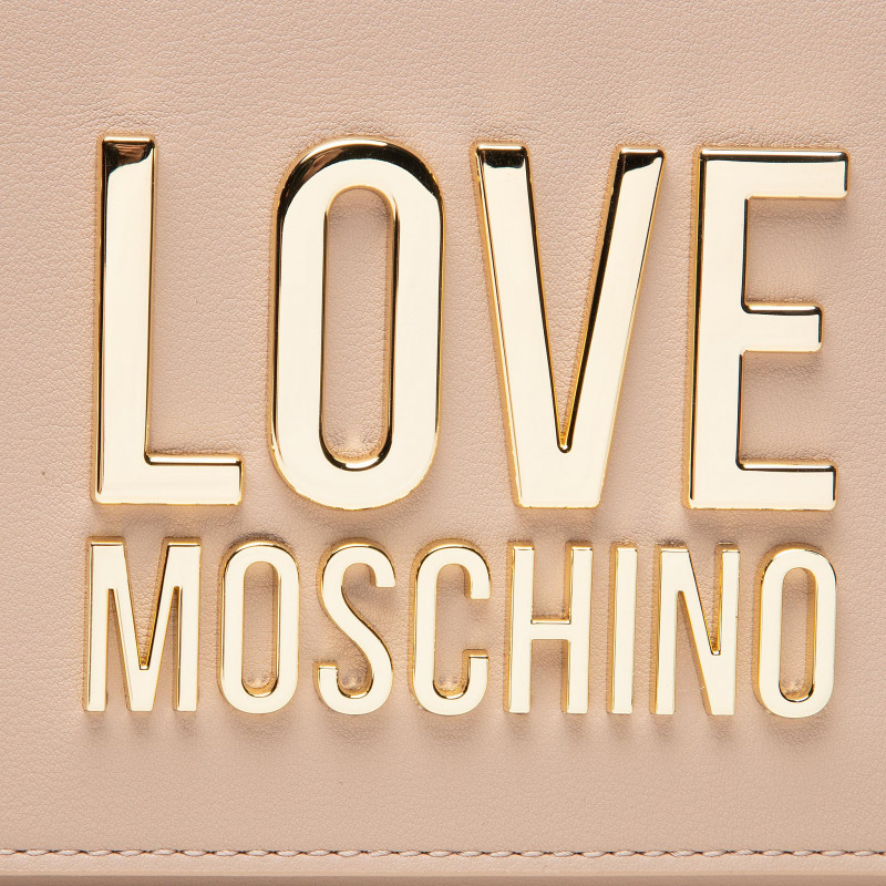 L.O.V.E M.O.S.C.H.I.N.O Nude/Black Crossbody Bag
