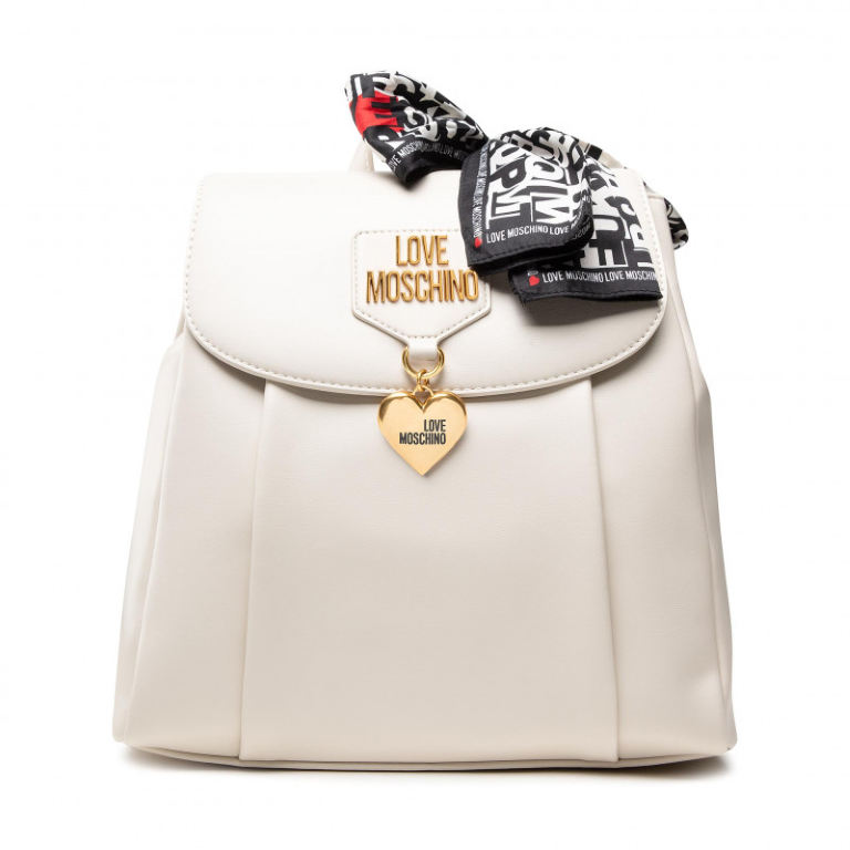 L.O.V.E M.O.S.C.H.I.N.O Avorio Backpack
