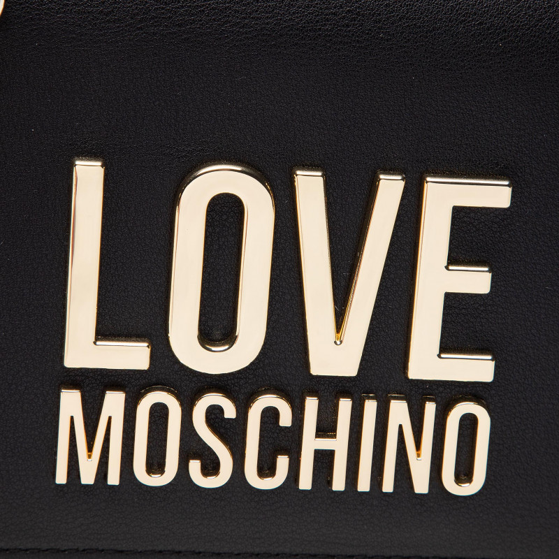 L.O.V.E M.O.S.C.H.I.N.O Nude/Black Crossbody Bag