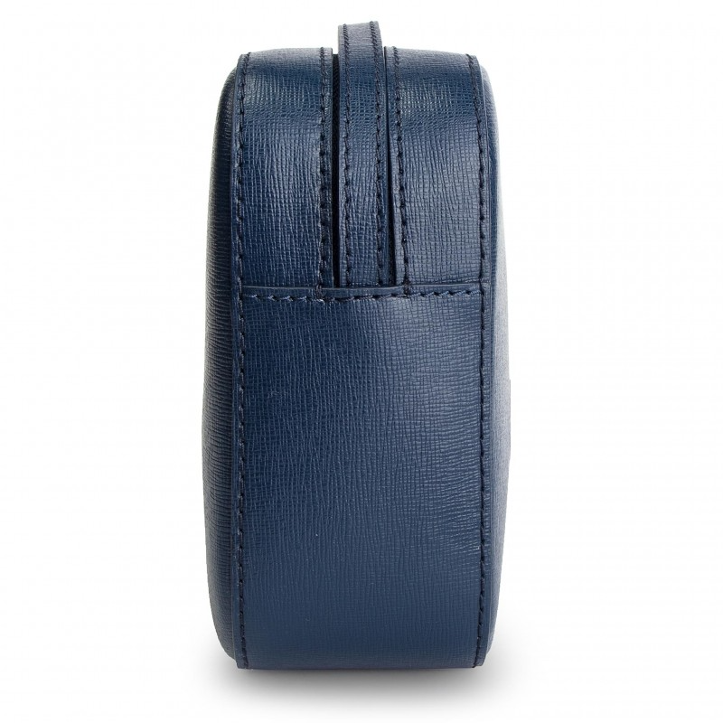 E.M.P.O.R.IO A.R.M.A.N.I Blue/Zipper Crossbody Bag