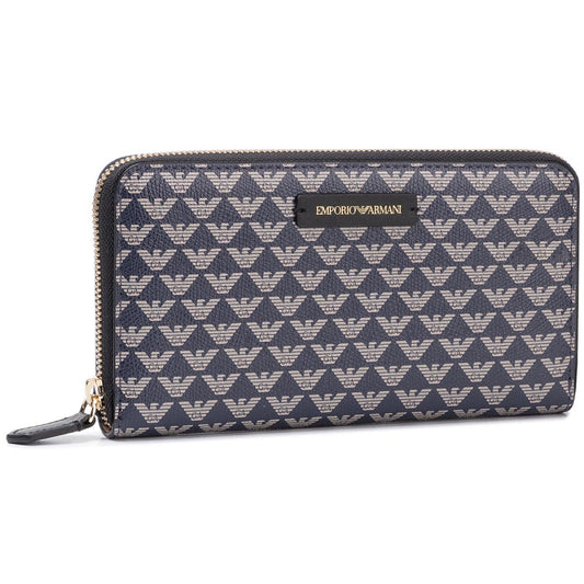 E.M.P.O.R.I.O A.R.M.A.N.I Large Women's Wallet with Round Zip