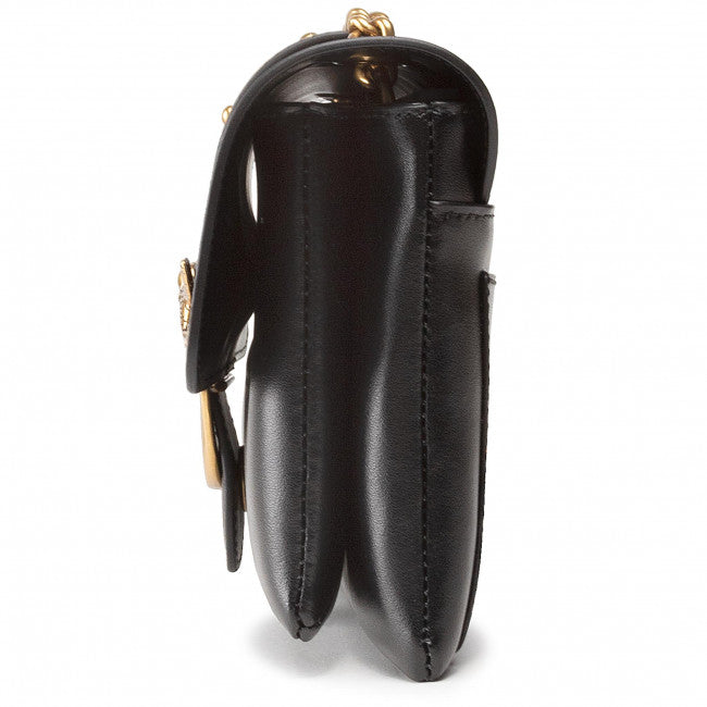 PINKO Love Mini Soft Simply 5 Crossbody Bag In Black
