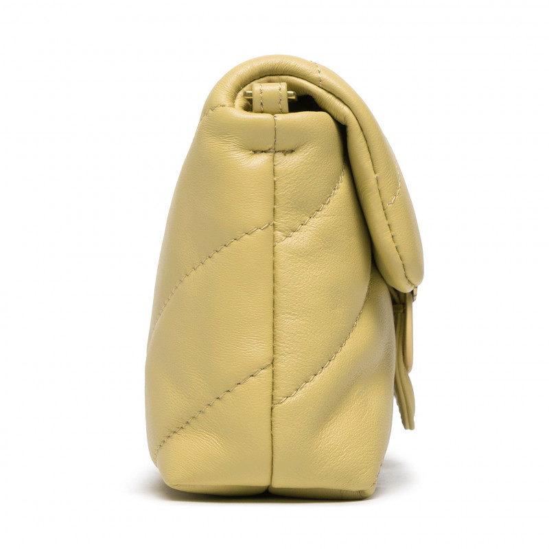 PINKO Love Baby Puff Mavy Quilt with Strap for Shoulder/Crossbody Wear