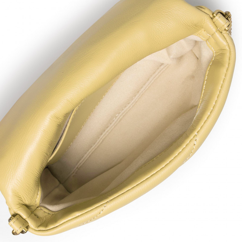 PINKO Love Baby Puff Mavy Quilt with Strap for Shoulder/Crossbody Wear